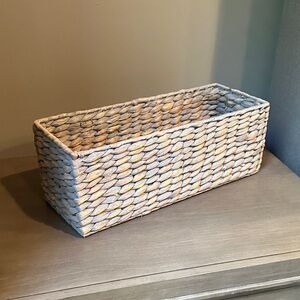 Woven Rectangular Storage Basket